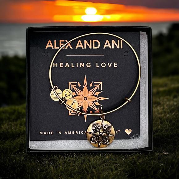 ALEX AND ANI Healing Love Bracelet - Embrace Positive Energy - Picture 1 of 1